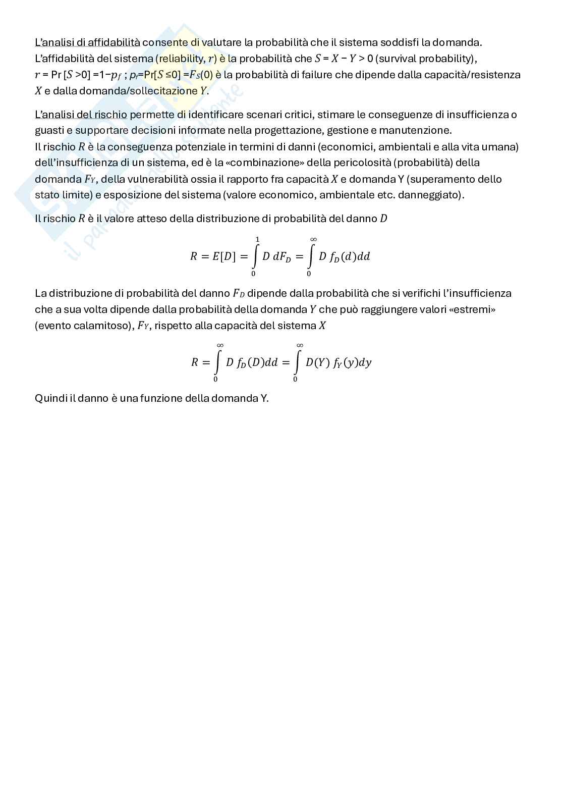 Appunti del modulo di Analisi del Rischio Pag. 26