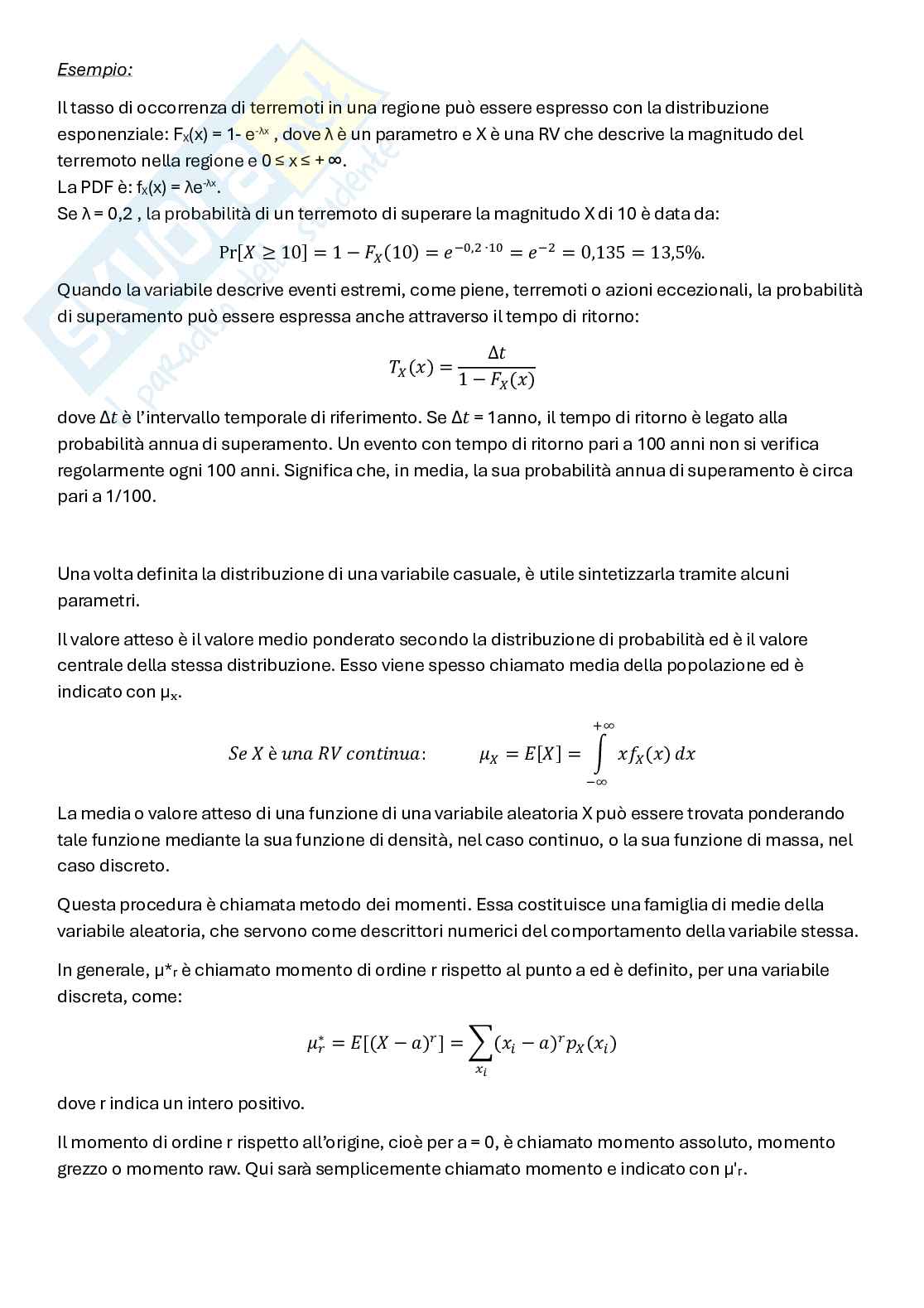 Appunti del modulo di Analisi del Rischio Pag. 6