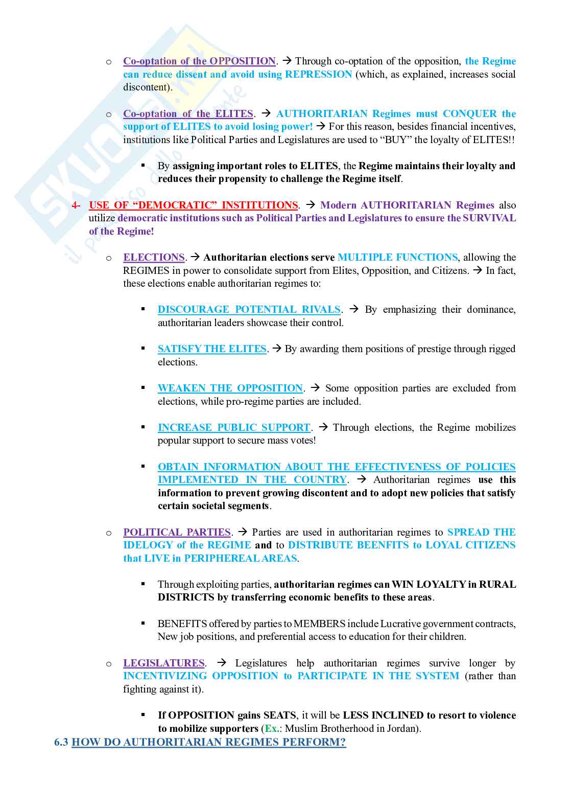 Appunti integrati con studio manuale di Comparative Politics Pag. 11