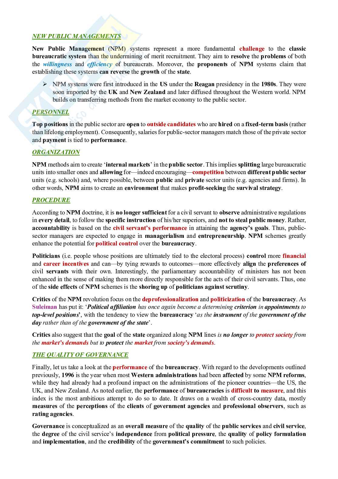 Appunti integrati con studio manuale di Comparative Politics Pag. 41