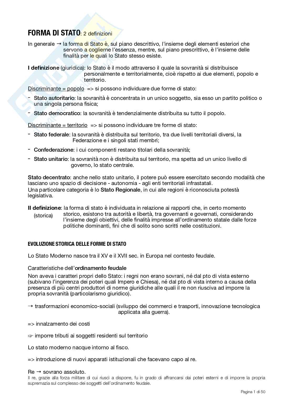 Appunti Diritto pubblico dell'economia Pag. 1