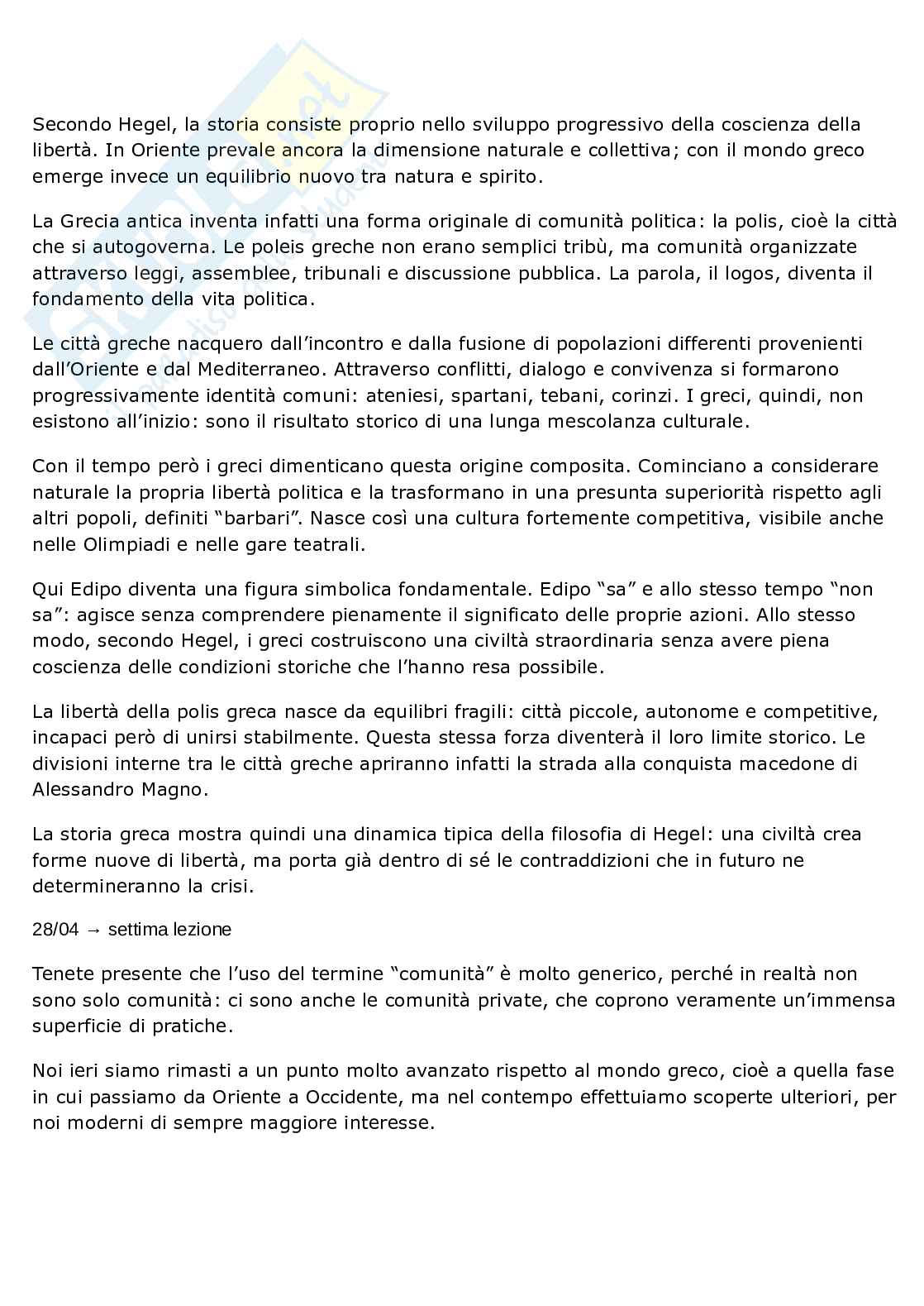 Appunti di Antropologia filosofica  Pag. 31
