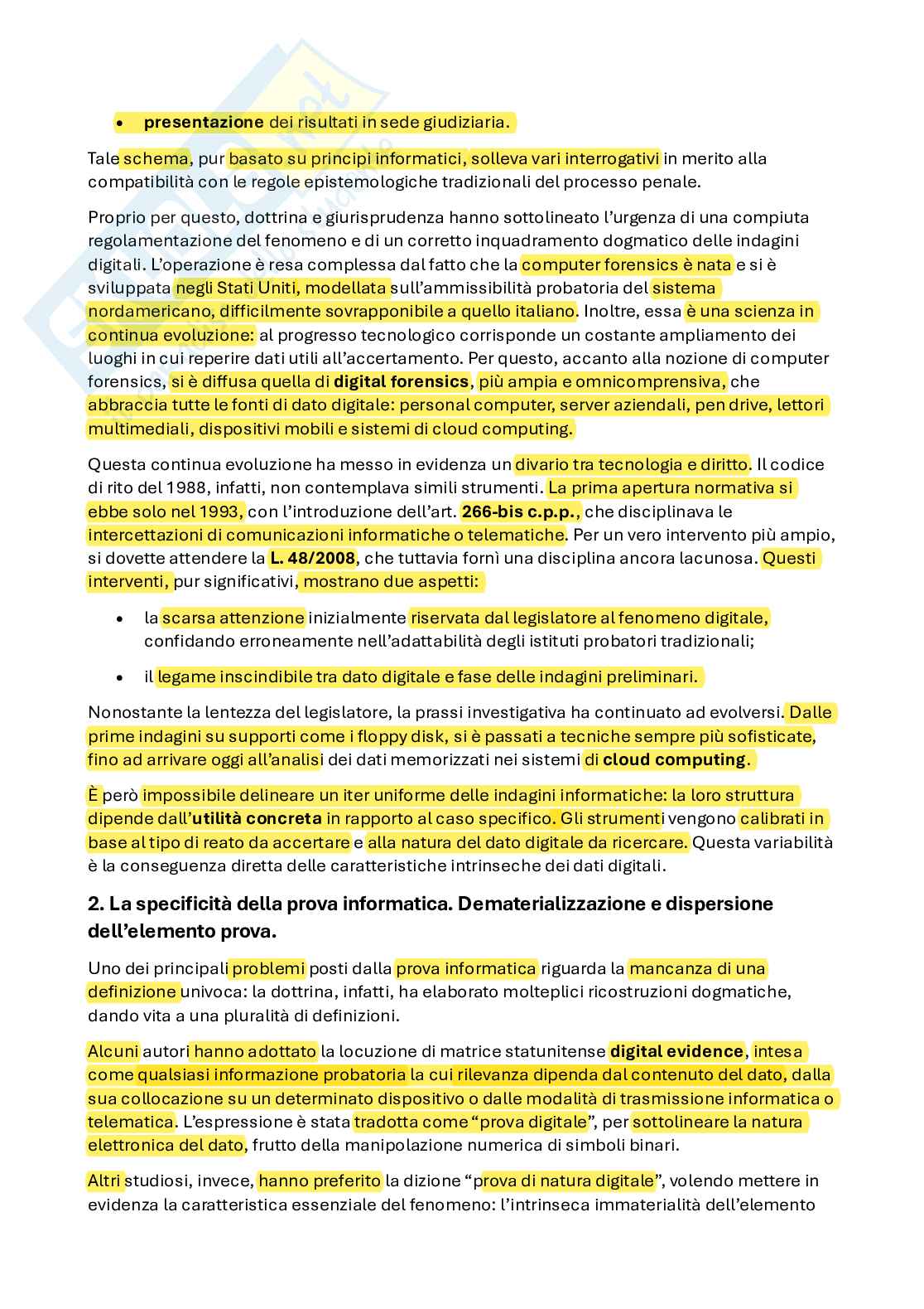 Appunti di Diritto privato dell'informatica Pag. 2