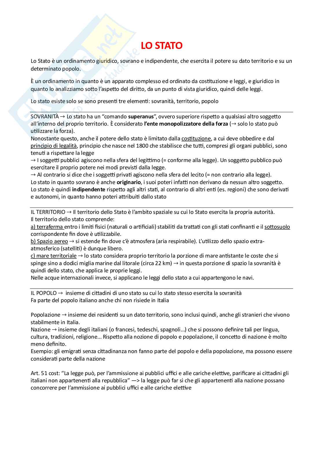 Diritto pubblico  Pag. 1