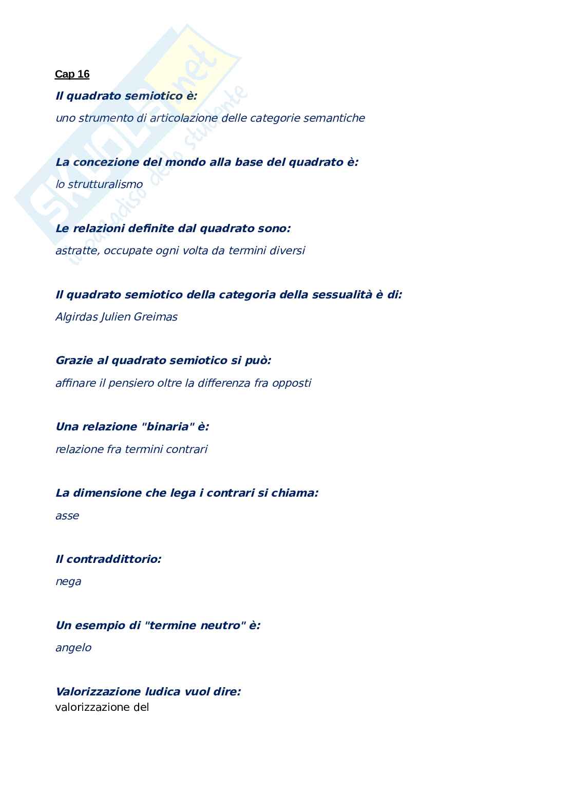 Filosofia della comunicazione  Pag. 16