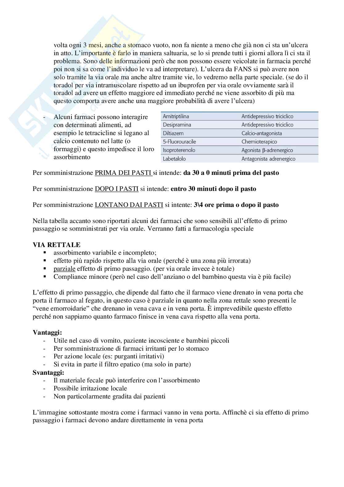 Farmacologia generale e farmacoterapia Pag. 16