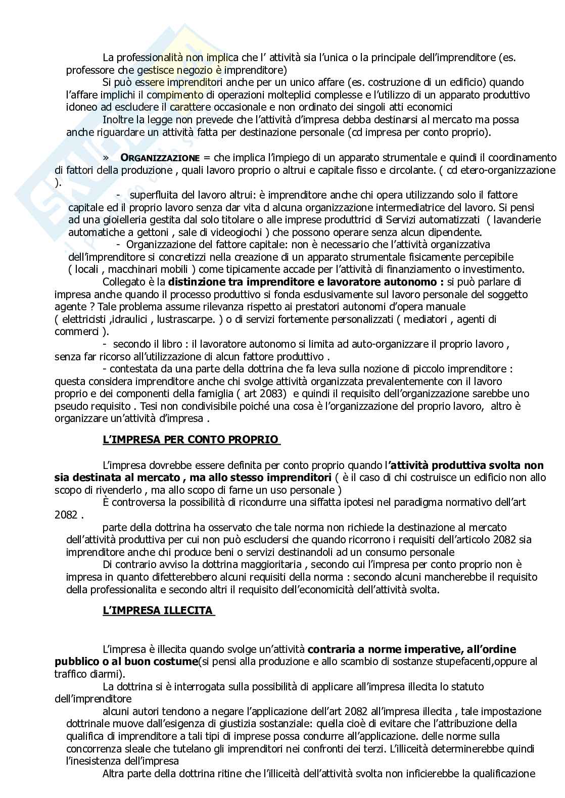 Riassunto esame Diritto amministrativo, Prof. Pennisi Roberto, libro consigliato Manuale di diritto commerciale, Campobasso Pag. 2