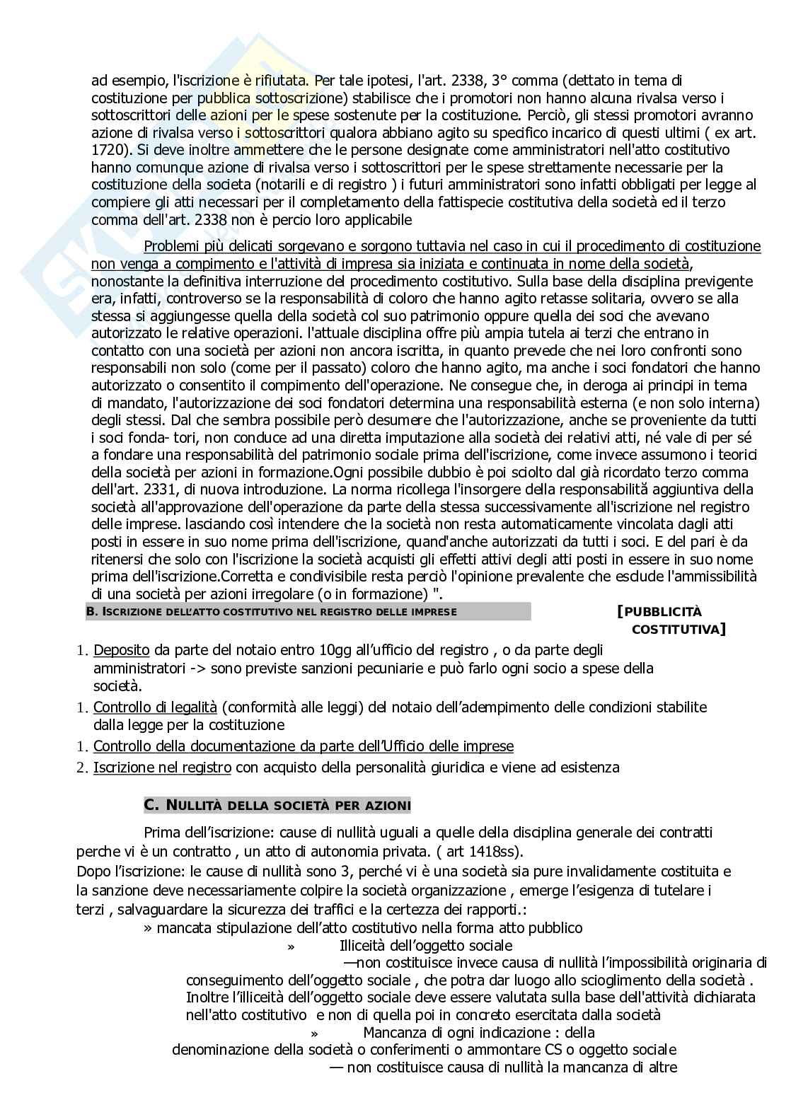 Riassunto esame Diritto amministrativo, Prof. Pennisi Roberto, libro consigliato Manuale di diritto commerciale, Campobasso Pag. 36