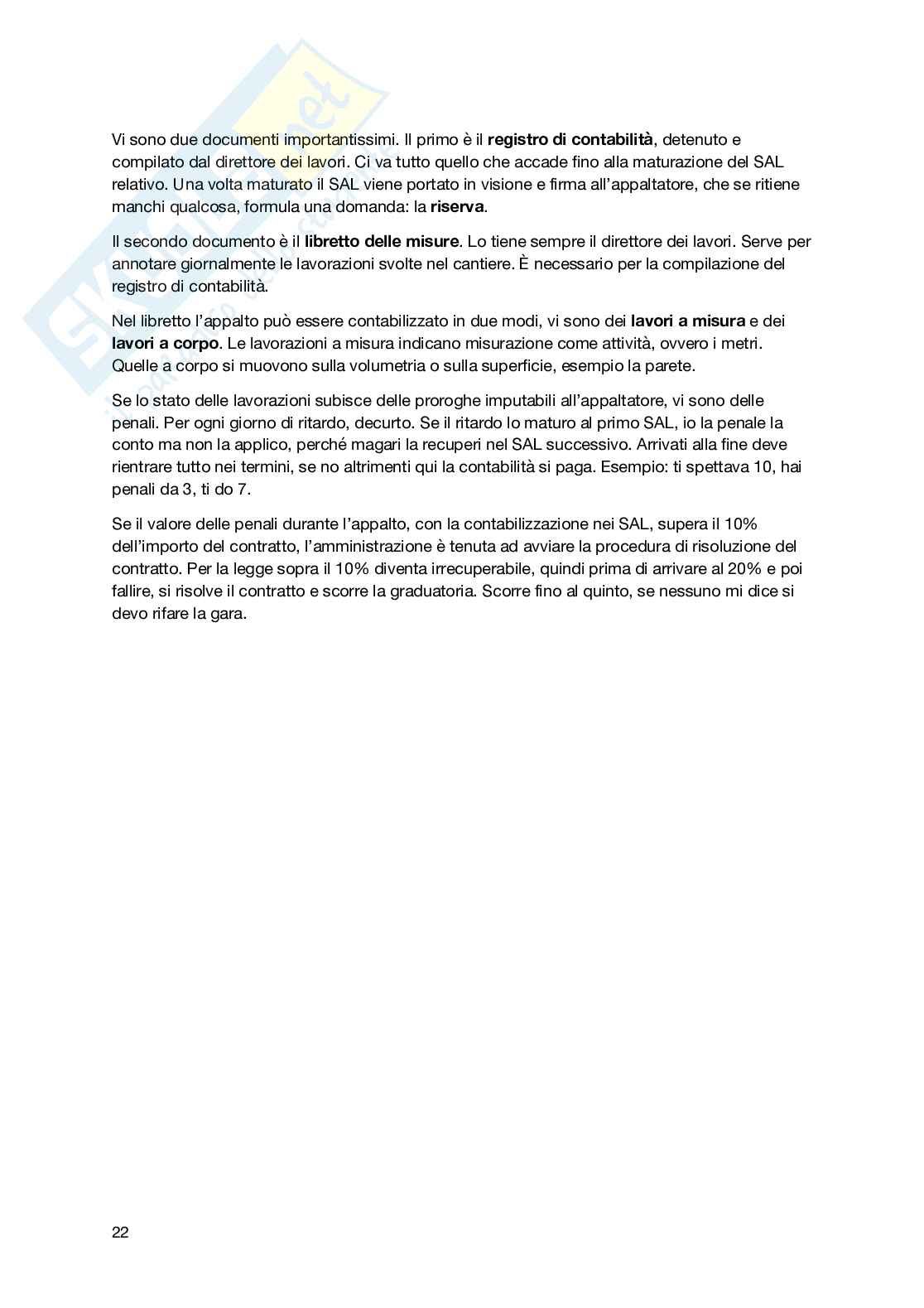 Seconda parte Legislazione delle opere pubbliche Pag. 26