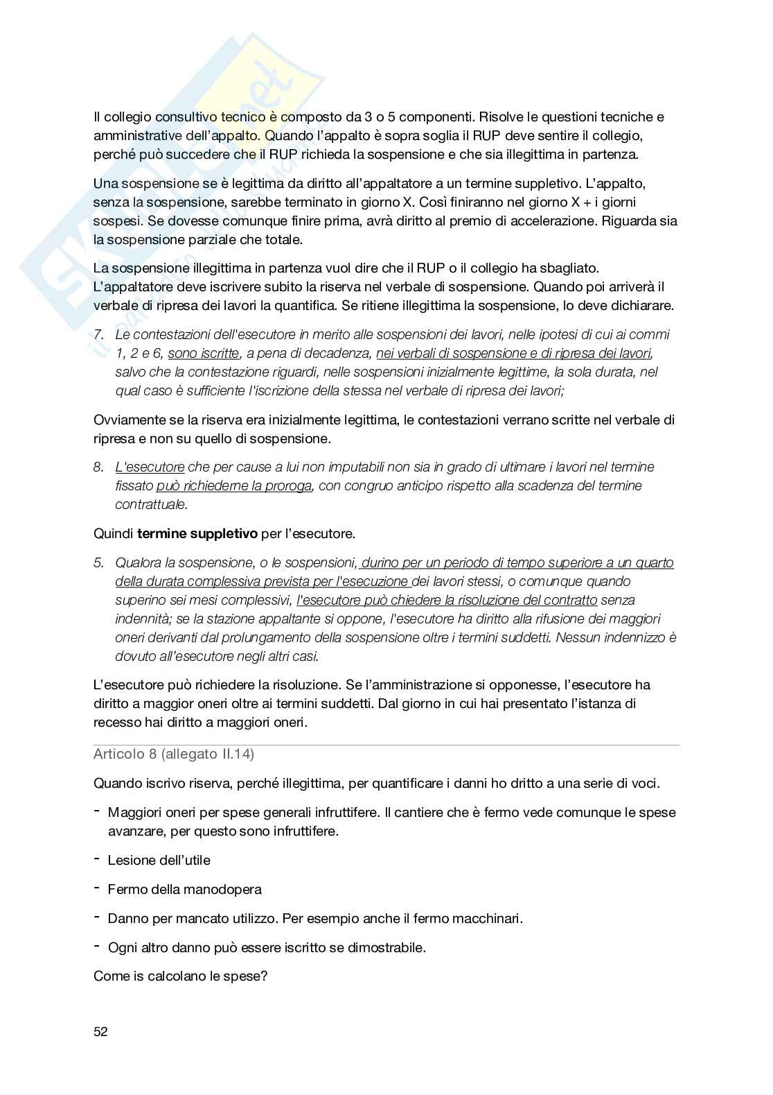 Seconda parte Legislazione delle opere pubbliche Pag. 56