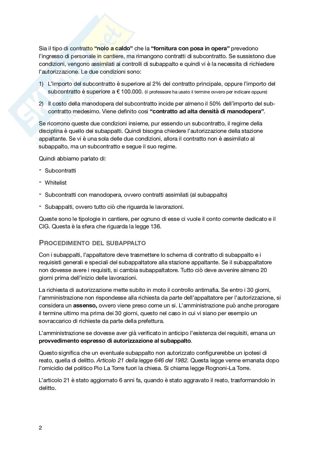 Seconda parte Legislazione delle opere pubbliche Pag. 6