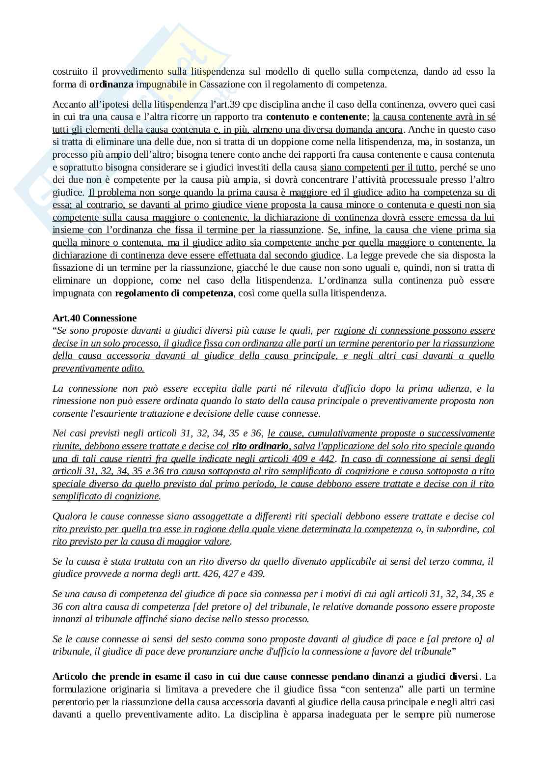 Riassunto esame Diritto processuale civile , Prof. Benussi Silvia, libro consigliato Diritto processuale civile, vol. 1 , Verde Pag. 21