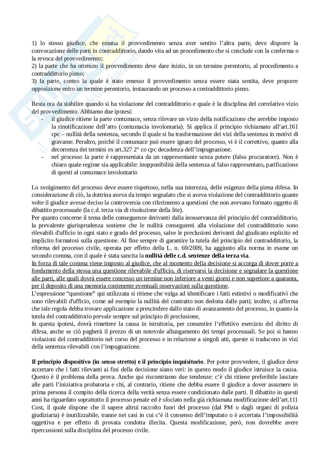 Riassunto esame Diritto processuale civile , Prof. Benussi Silvia, libro consigliato Diritto processuale civile, vol. 1 , Verde Pag. 26