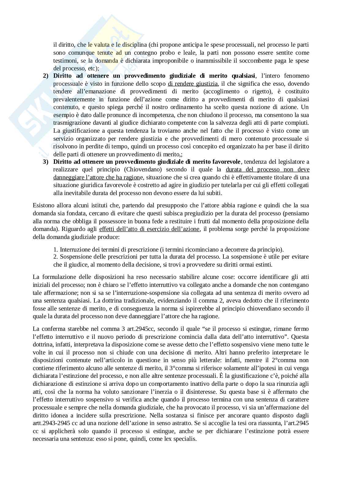 Riassunto esame Diritto processuale civile , Prof. Benussi Silvia, libro consigliato Diritto processuale civile, vol. 1 , Verde Pag. 31