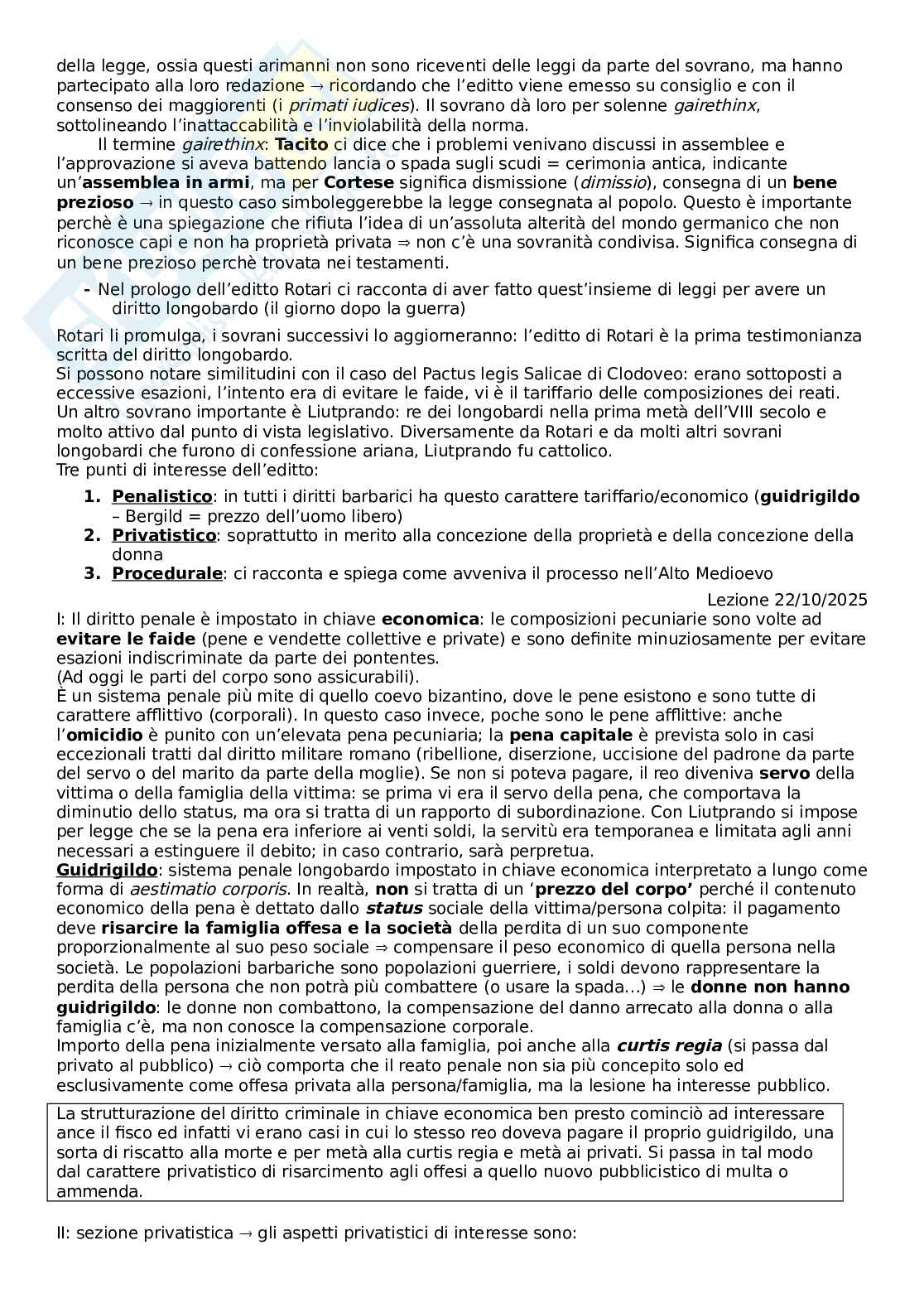Storia del diritto medievale e moderno Pag. 26