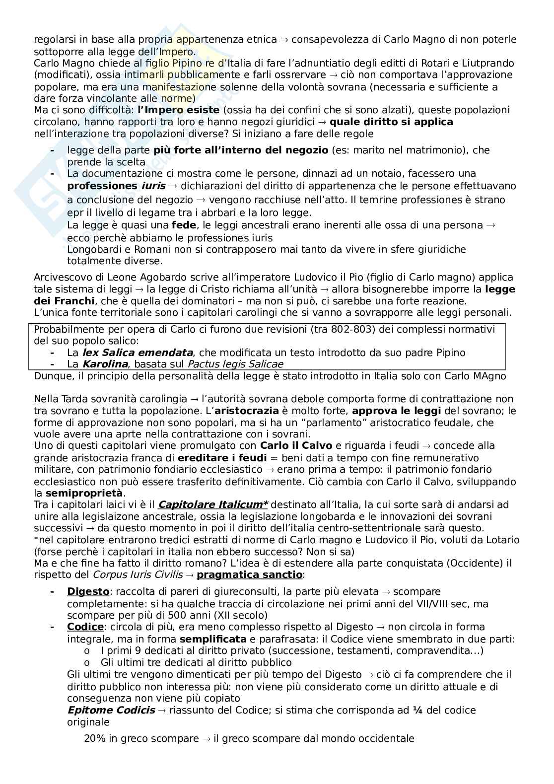Storia del diritto medievale e moderno Pag. 36