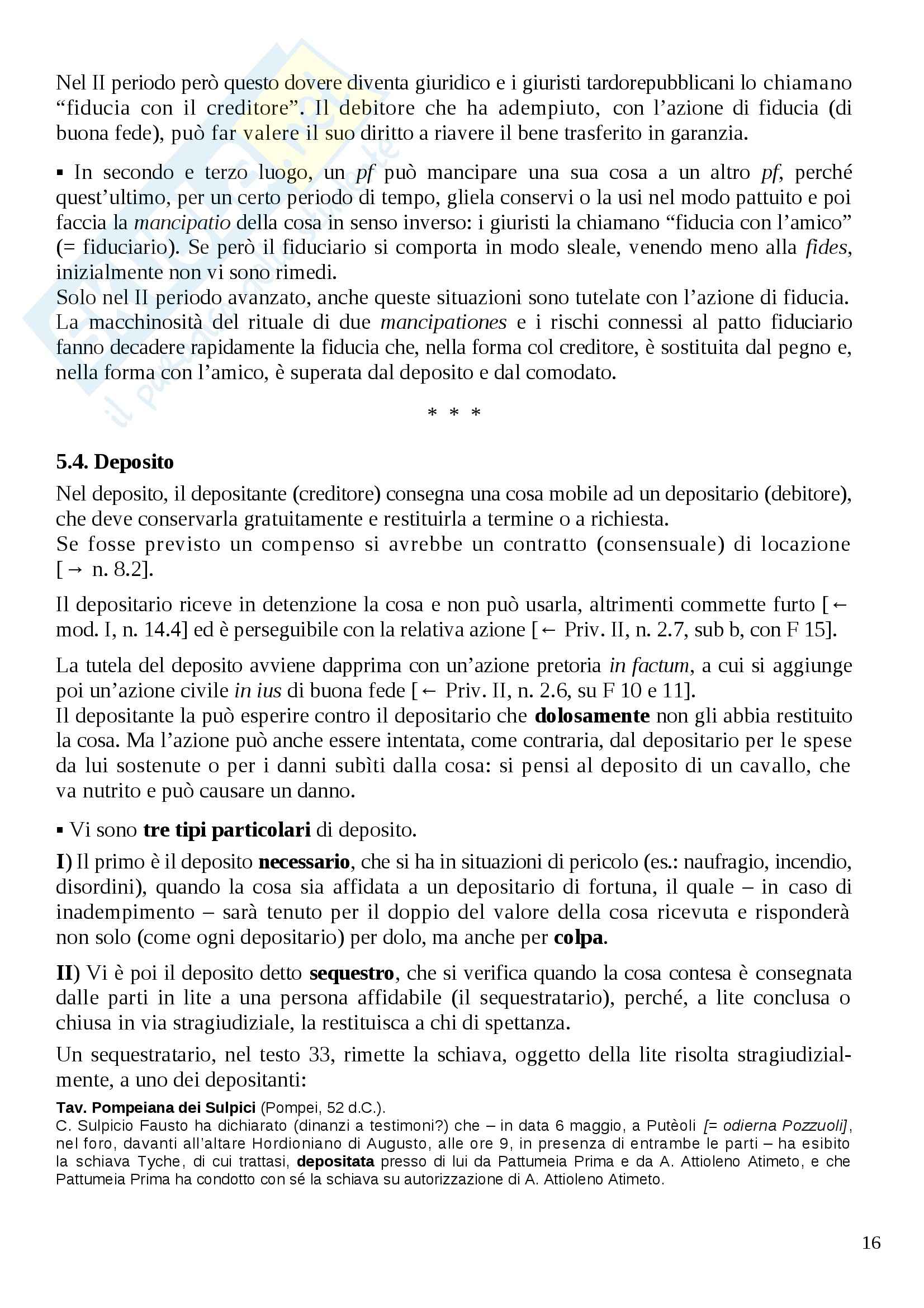 Istituzioni di diritto romano - obbligazioni Pag. 16
