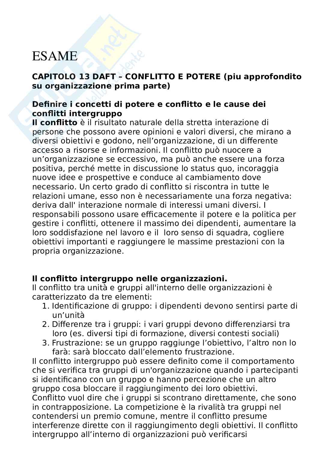 Organizzazione aziendale Pag. 1