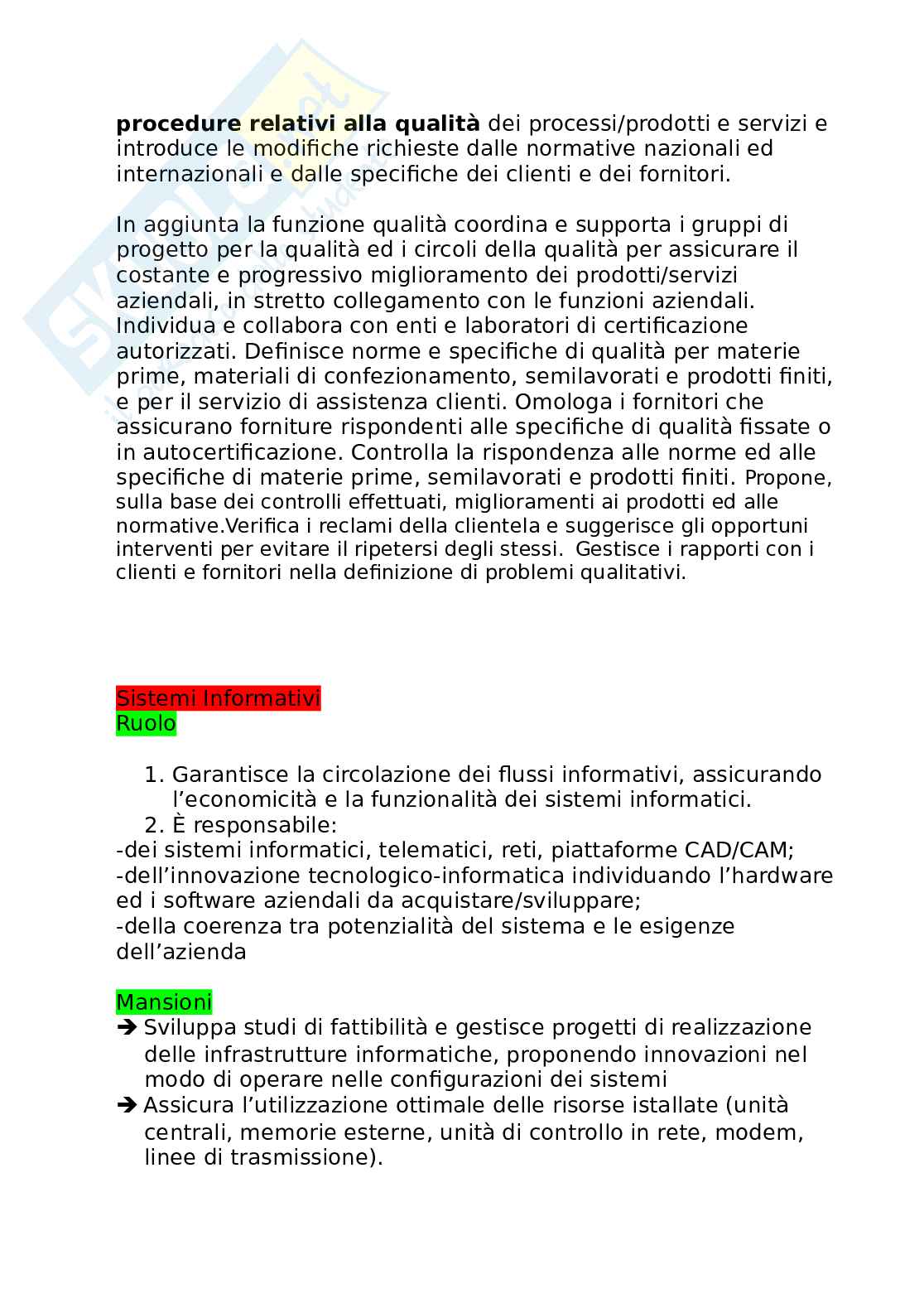 Organizzazione aziendale Pag. 41
