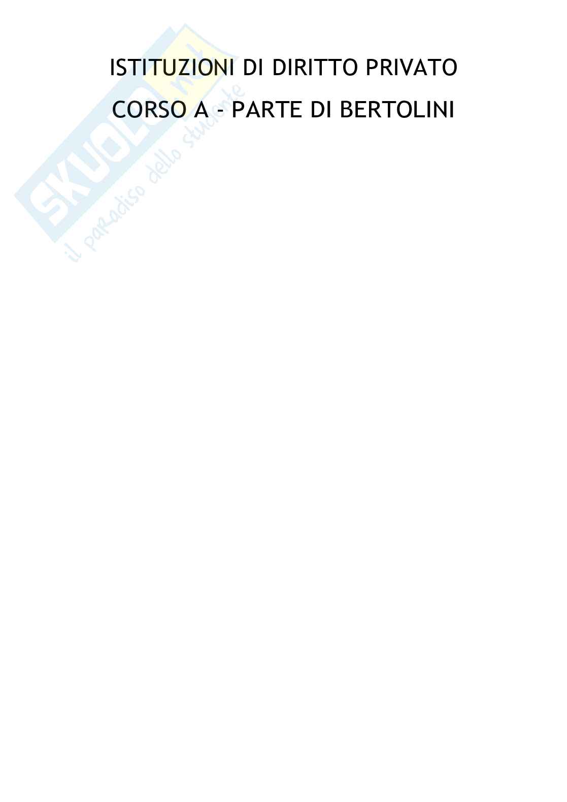 Diritto privato Pag. 1