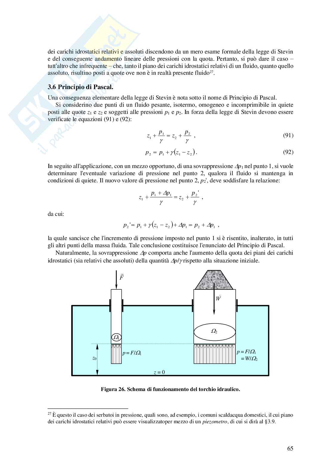 Idrostatica  Pag. 11