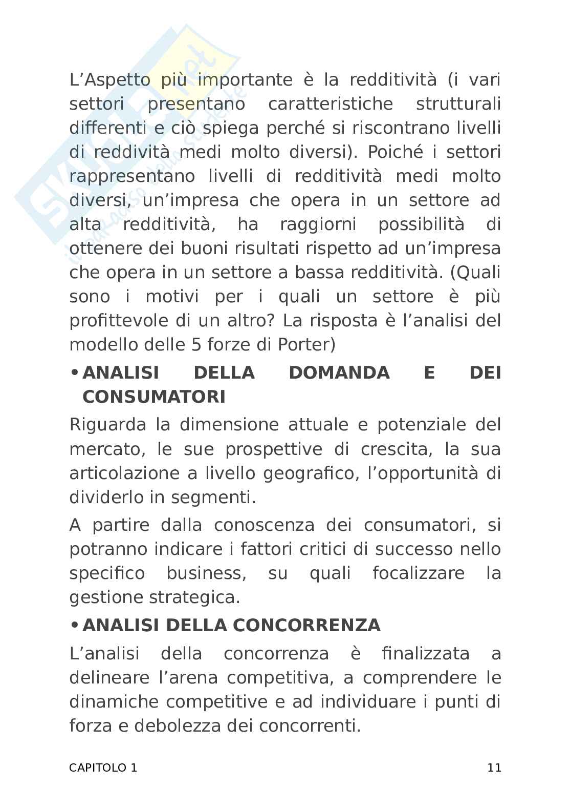 Strategie e politiche aziendali  Pag. 11