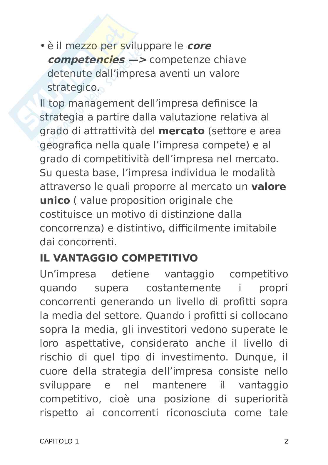 Strategie e politiche aziendali  Pag. 2