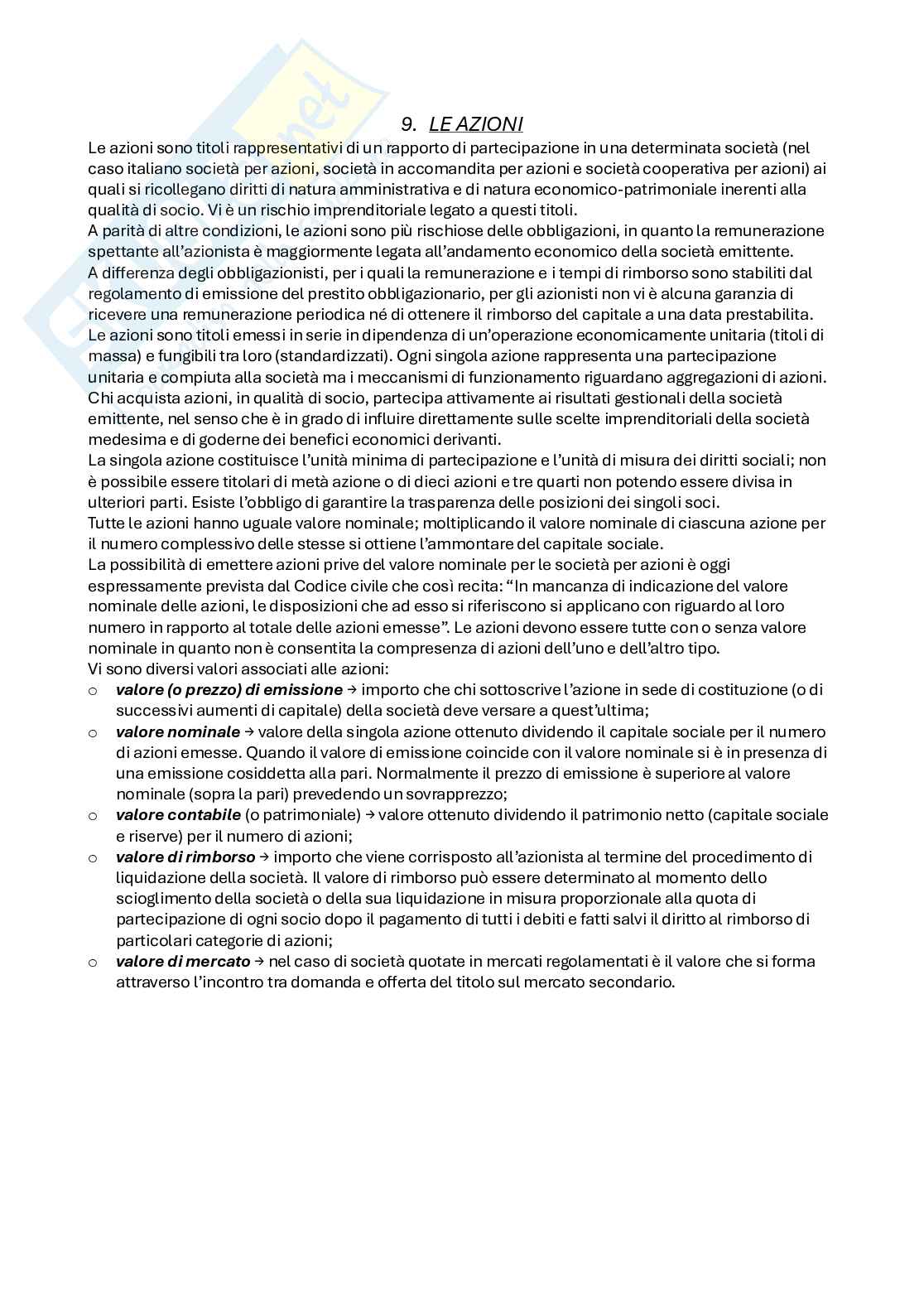 Economia degli intermediari finanziari e finanza del contesto internazionale  Pag. 66