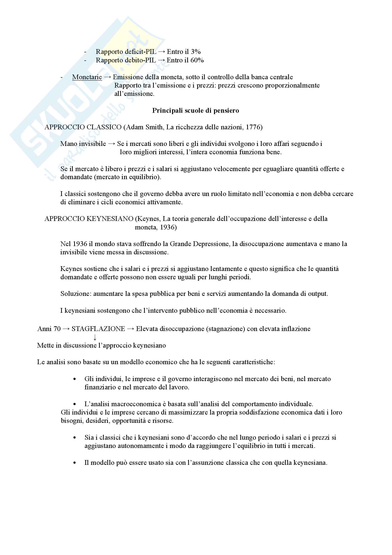 Riassunto esame Macroeconomia Pag. 2