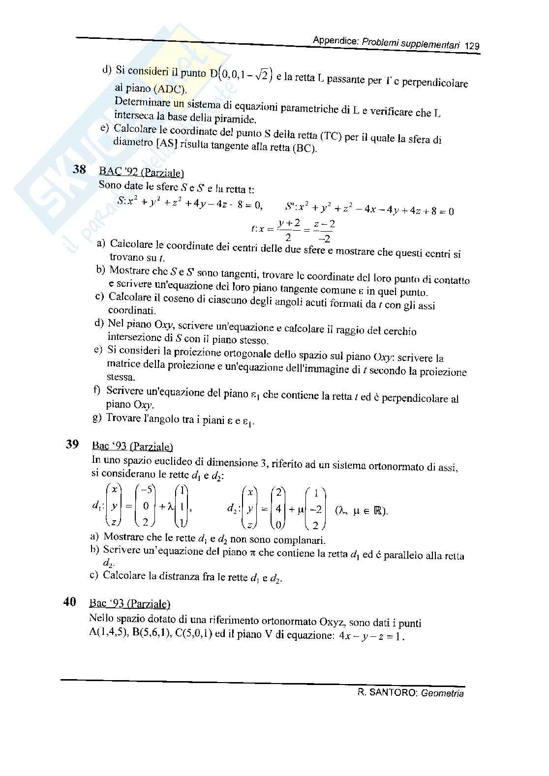 Problemi supplementari Pag. 11