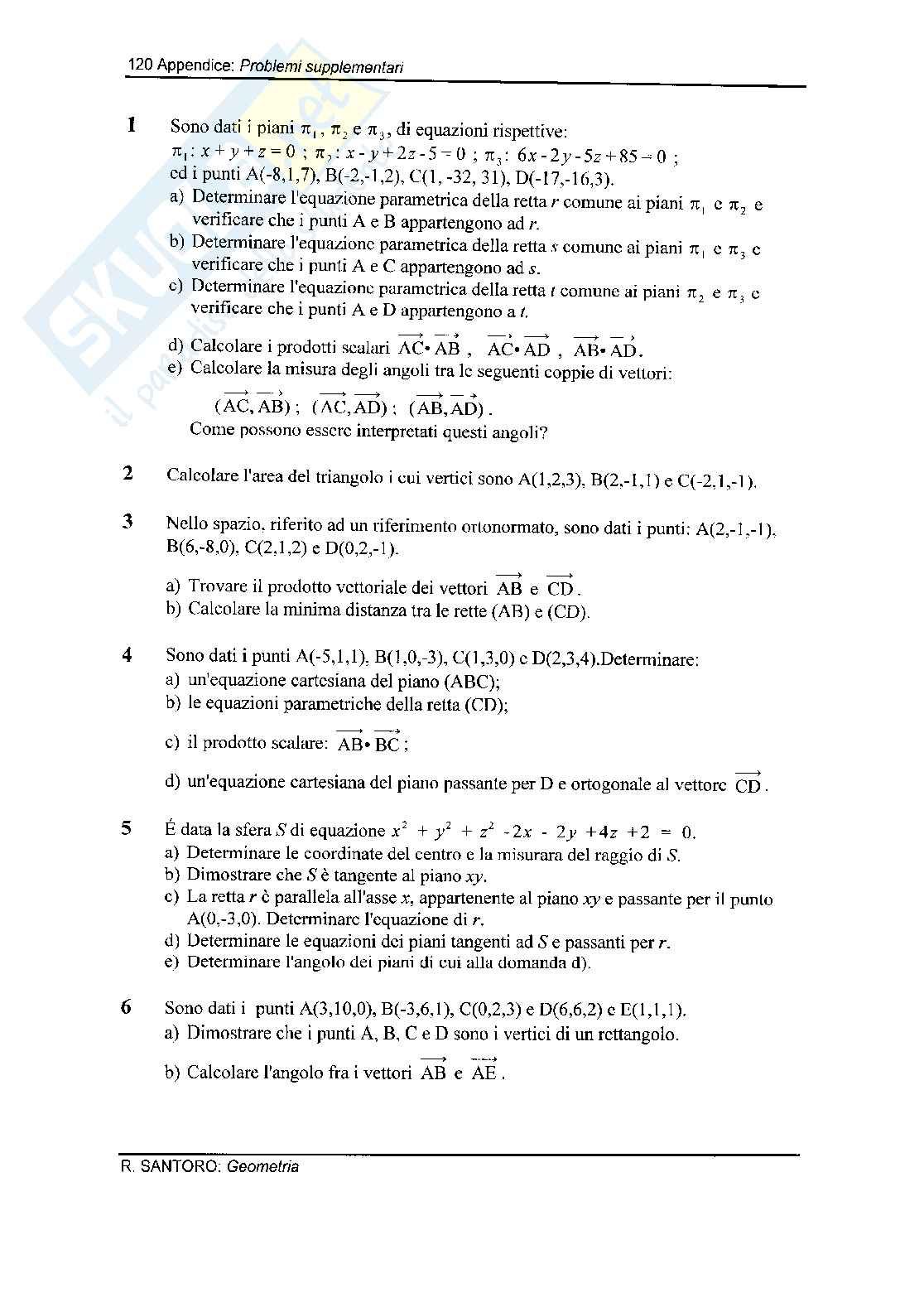 Problemi supplementari Pag. 2