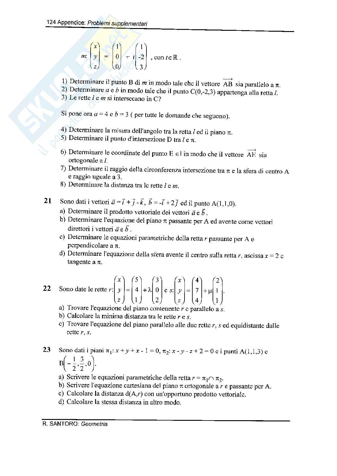 Problemi supplementari Pag. 6