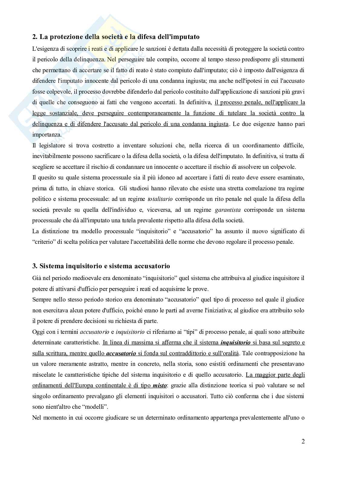Riassunto esame Procedura penale , Prof. Mazza Oliviero, libro consigliato Manuale di procedura penale (2024), Tonini, Conti Pag. 2