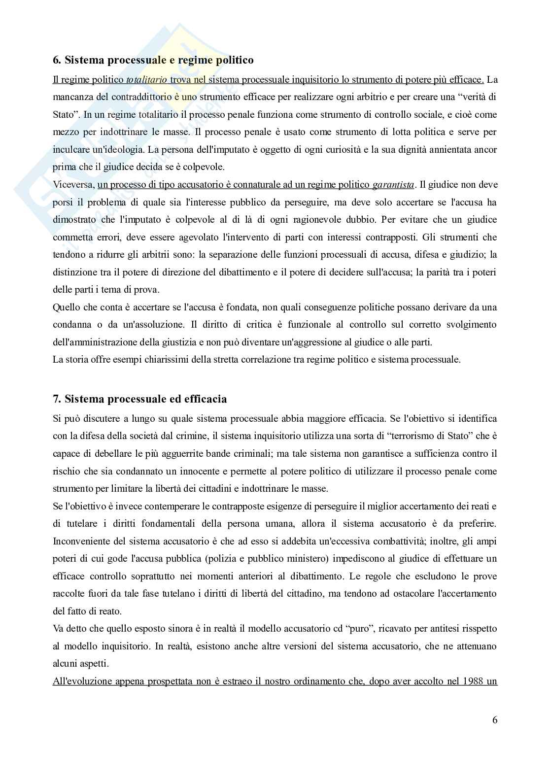 Riassunto esame Procedura penale , Prof. Mazza Oliviero, libro consigliato Manuale di procedura penale (2024), Tonini, Conti Pag. 6