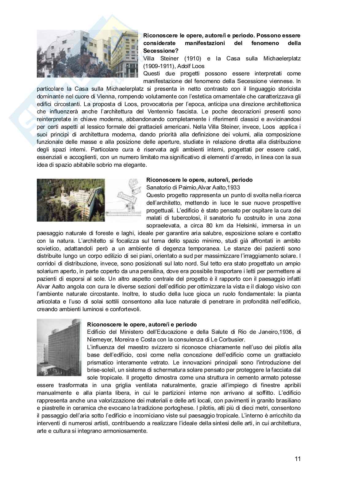 Domande esame Storia dell'architettura 2 Pag. 11
