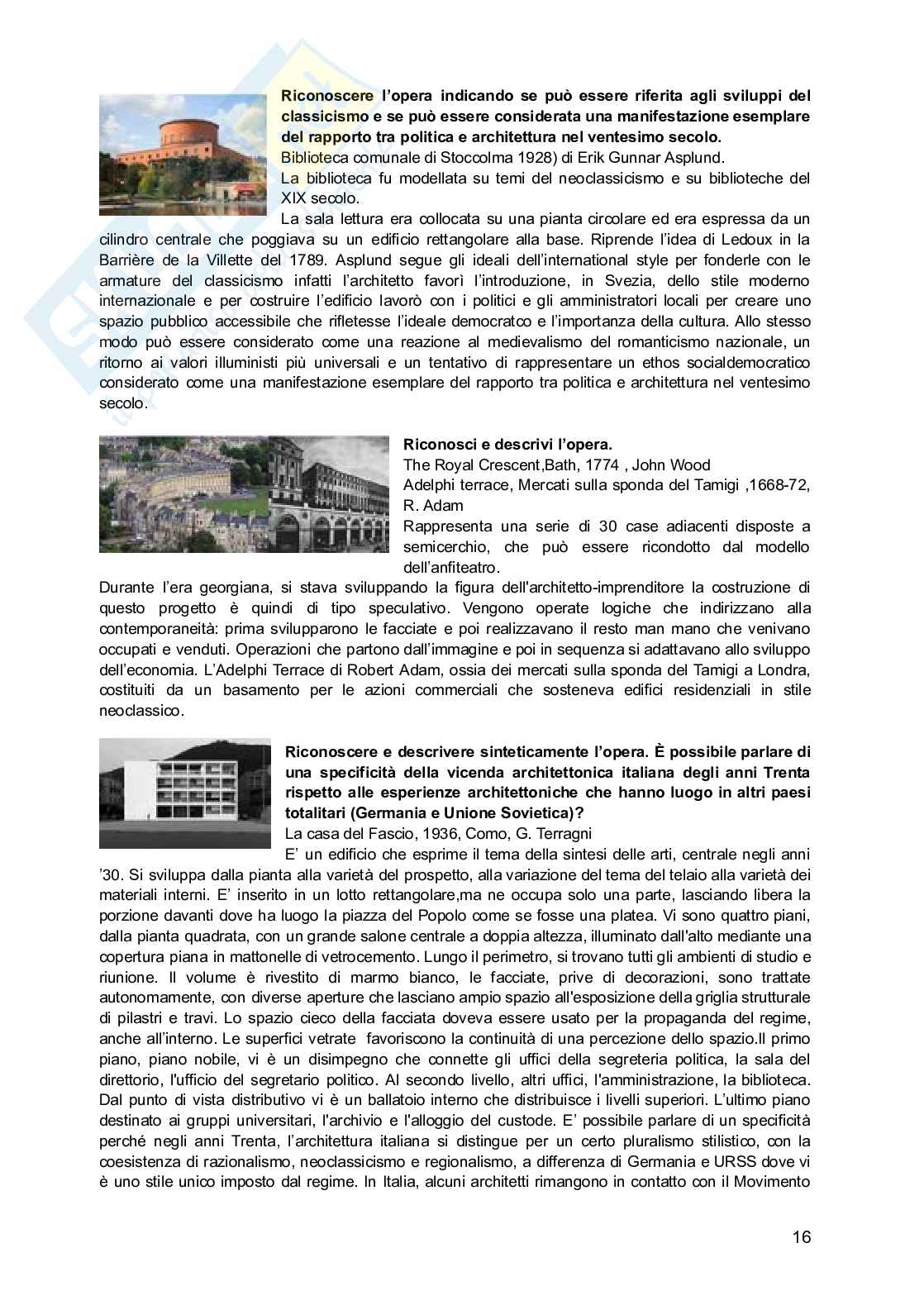Domande esame Storia dell'architettura 2 Pag. 16