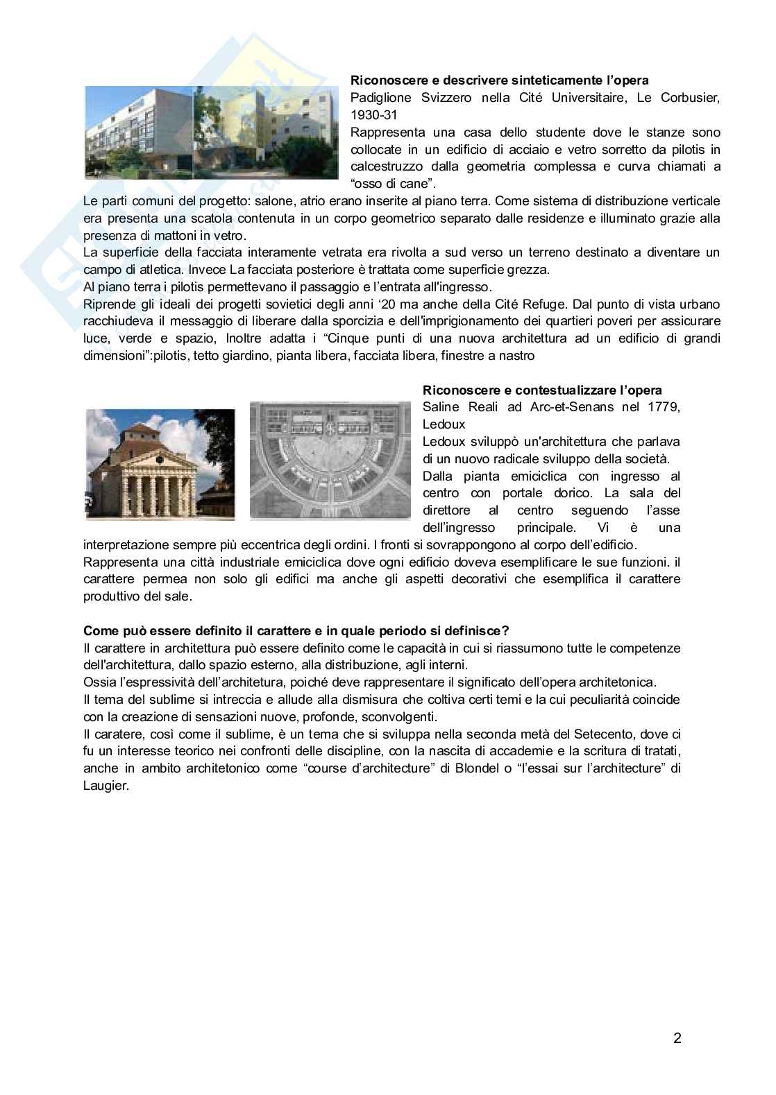 Domande esame Storia dell'architettura 2 Pag. 2