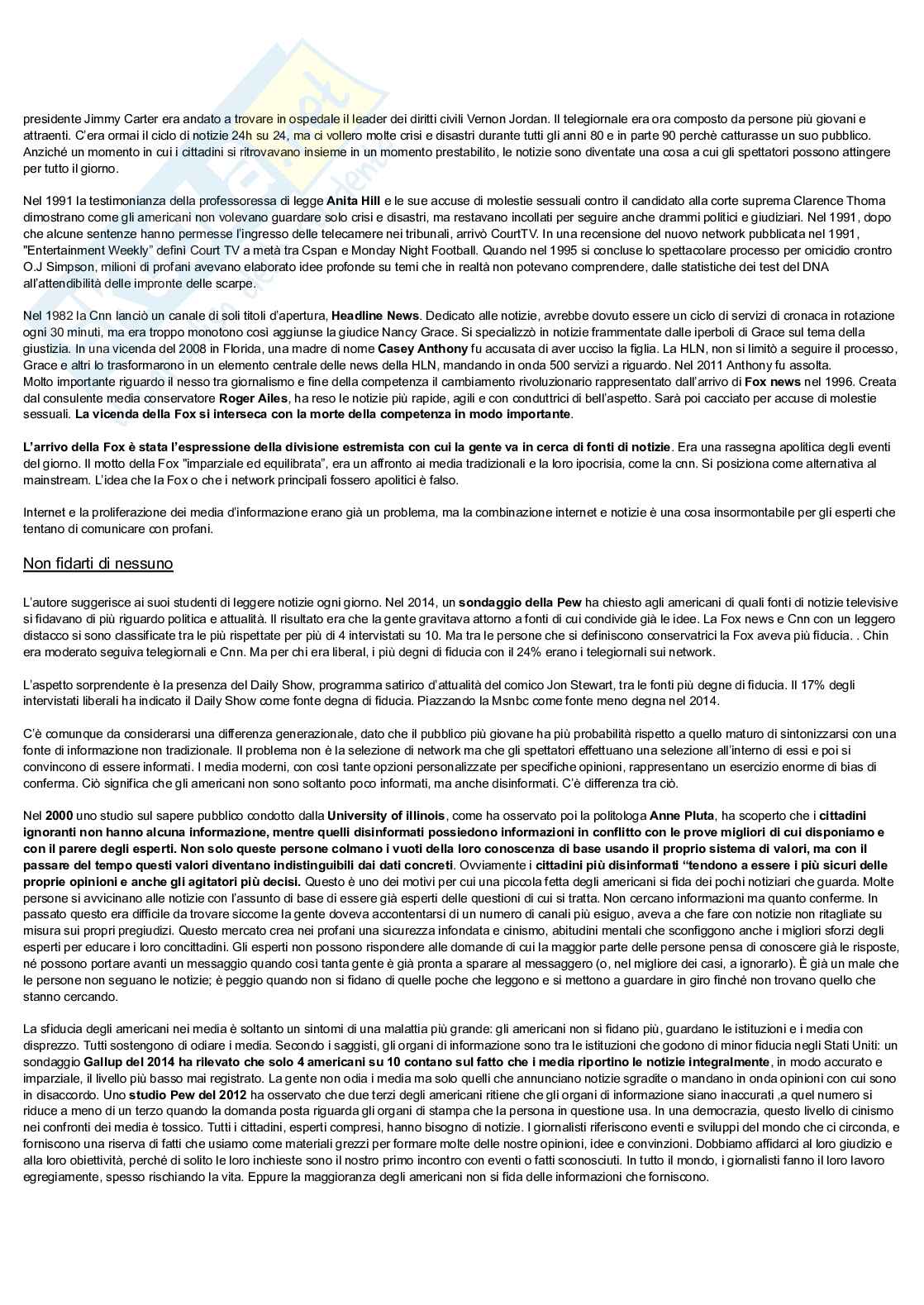 Riassunto esame Strategie e comunicazione delle imprese audiovisive, Prof. Battaglia Paolo, libro consigliato La conoscenza e i suoi nemici, Nicholson Pag. 21