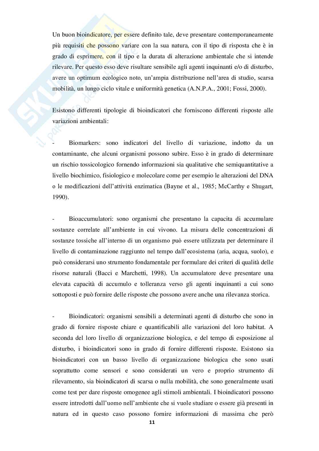 QBS come indice per la valutazione della qualità biologica dei suoi Pag. 16