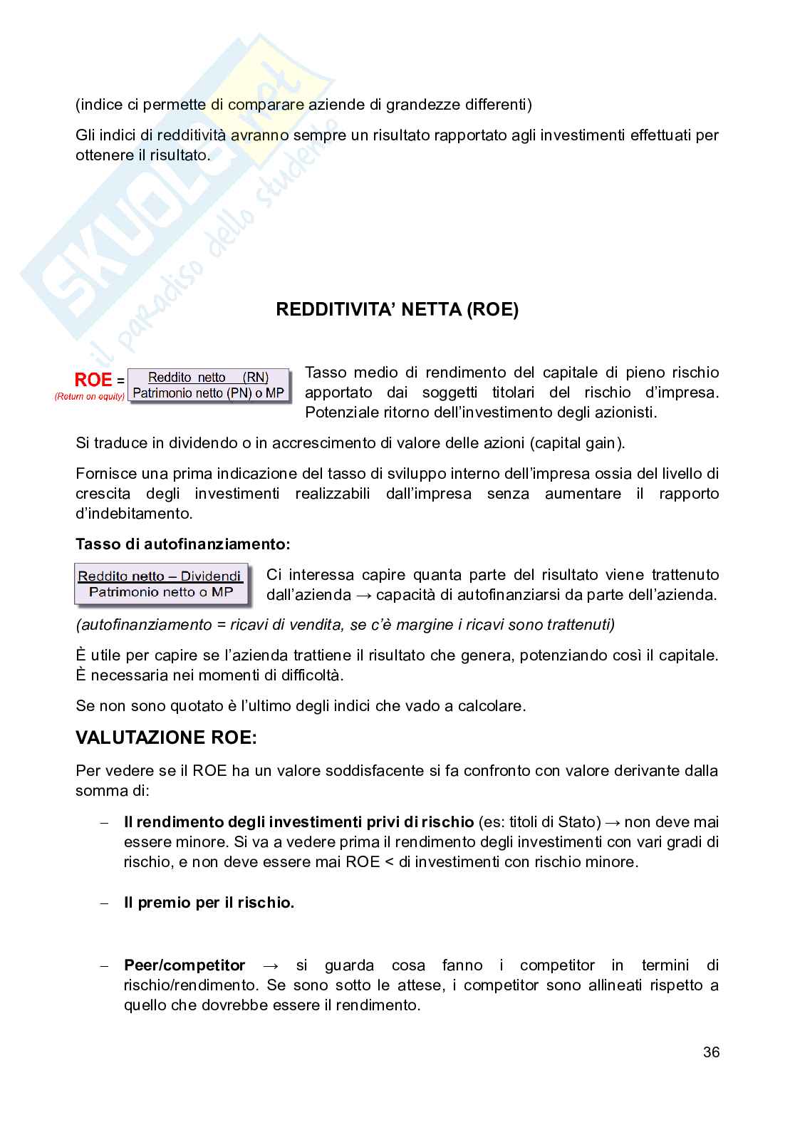 Appunti di Controllo di gestione, 9 crediti, anno 2025 Pag. 36