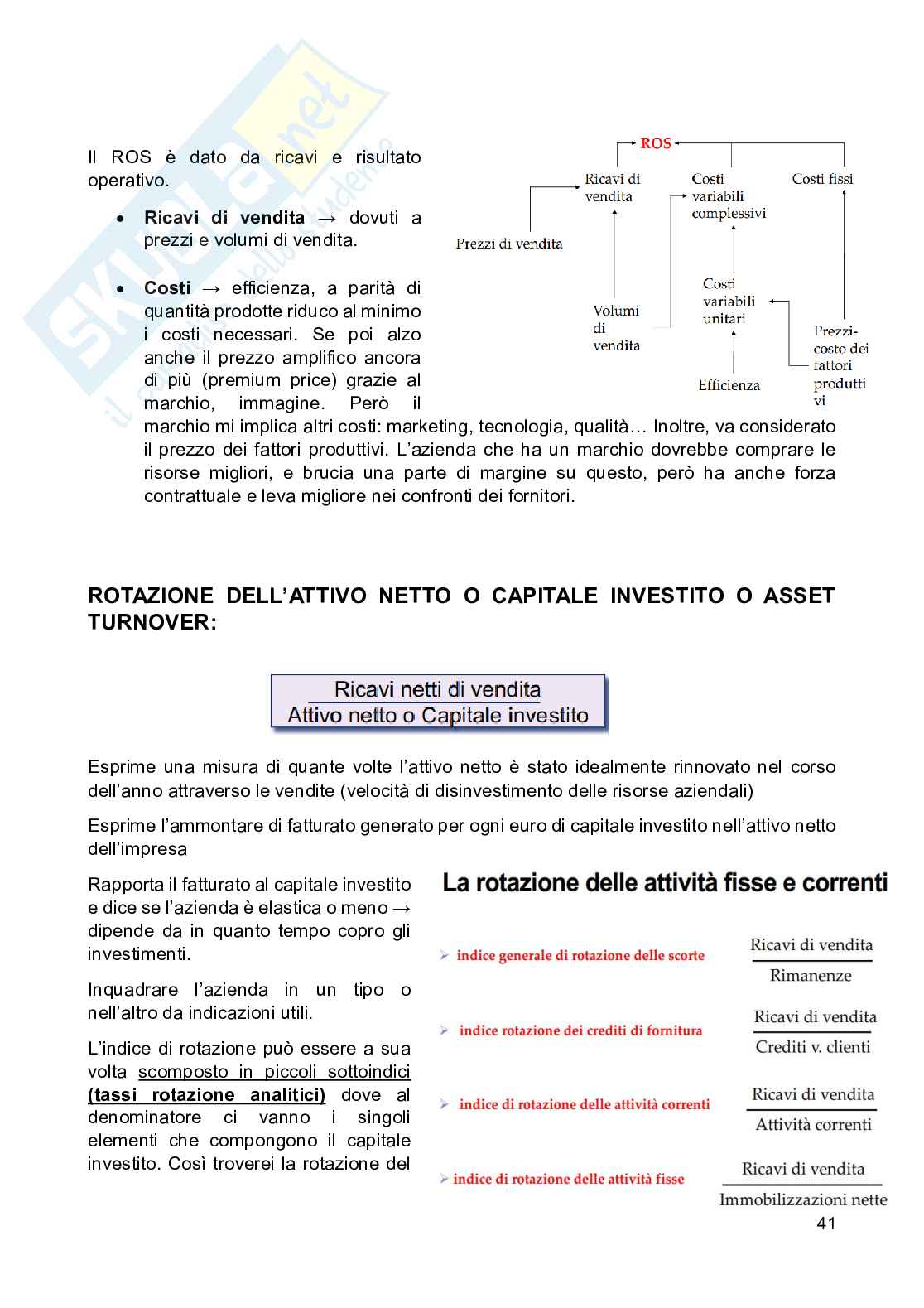 Appunti di Controllo di gestione, 9 crediti, anno 2025 Pag. 41