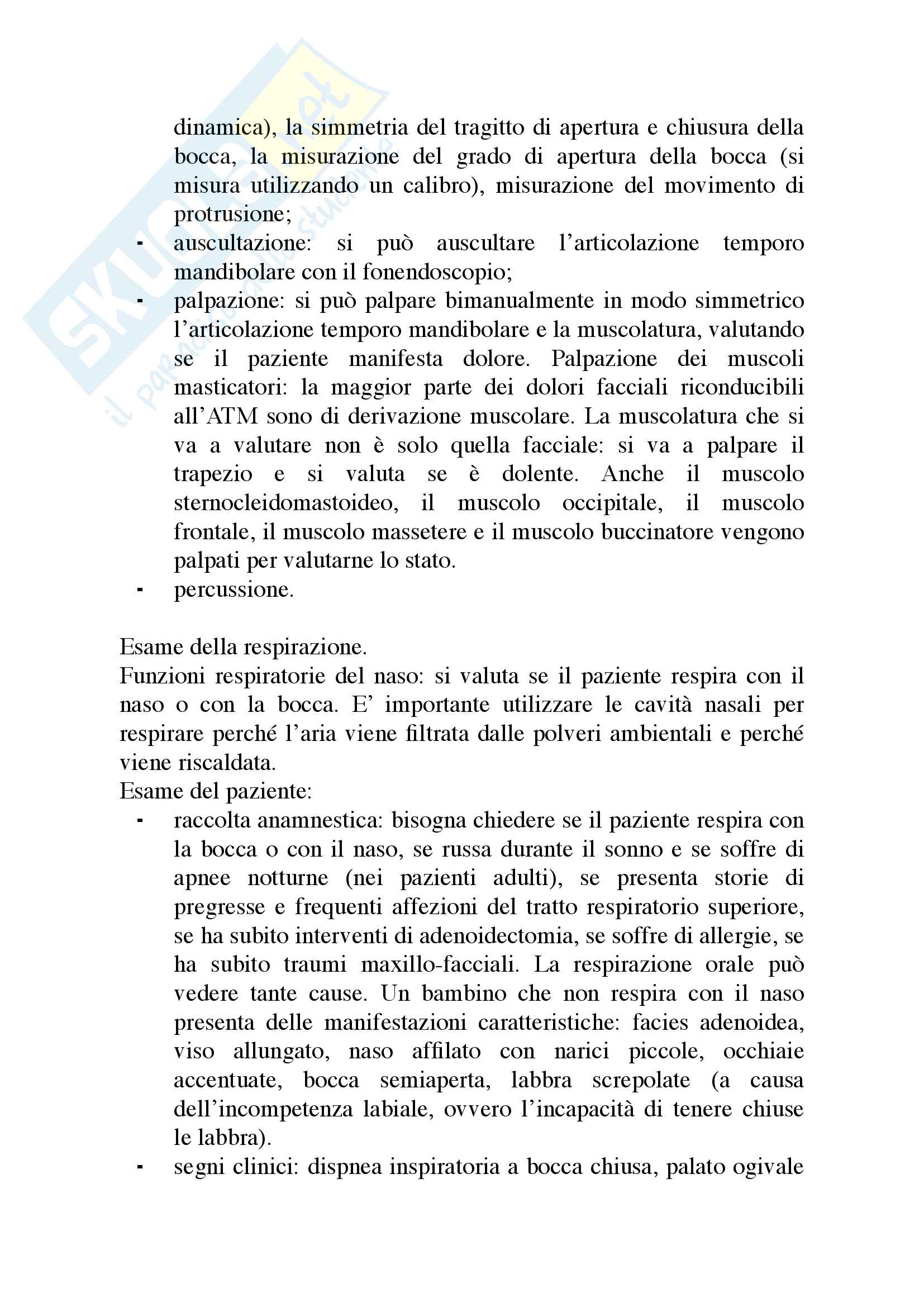 Appunti di Ortodonzia Pag. 11