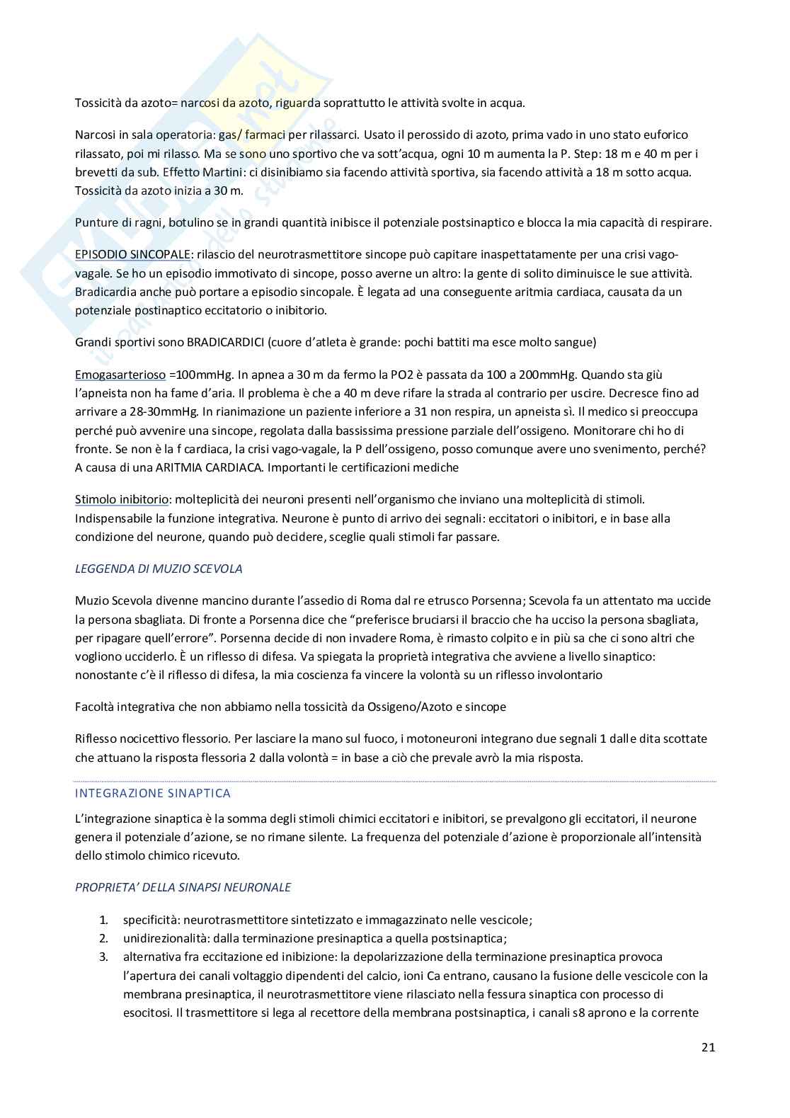Elementi di Fisiologia Pag. 21