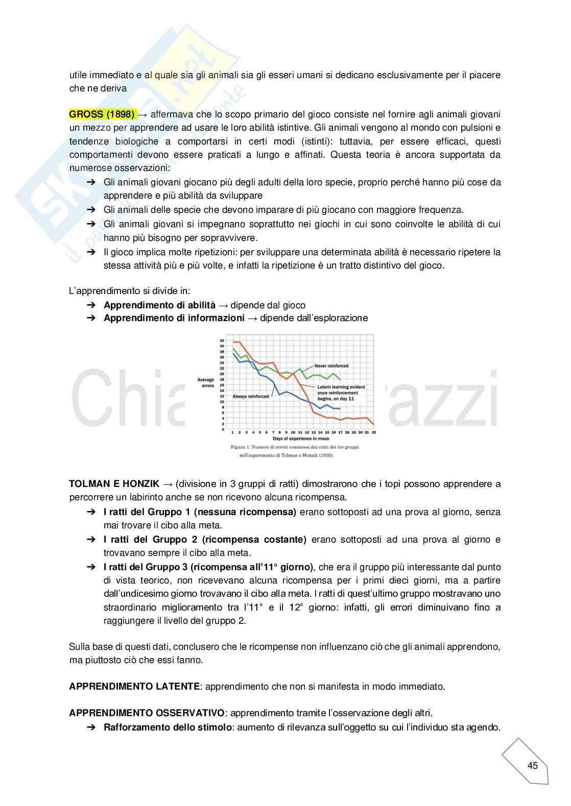 Psicologia dei processi cognitivi ed emotivi Pag. 46