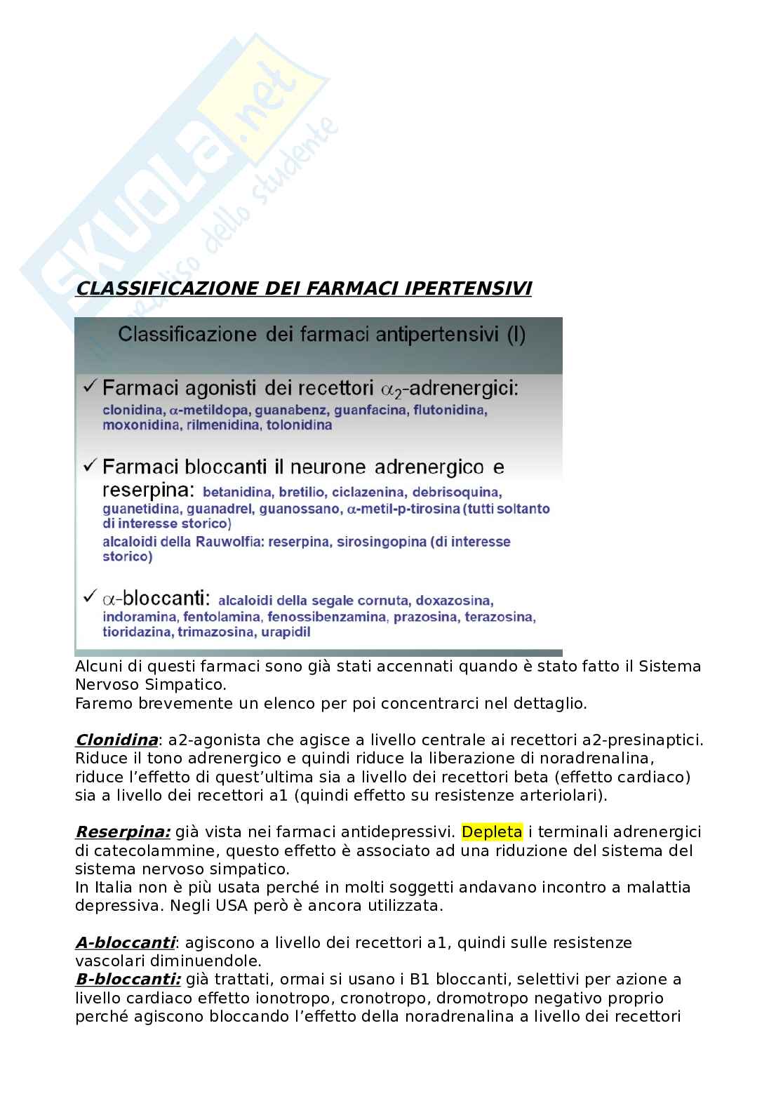 Farmaci ipertensivi Pag. 2