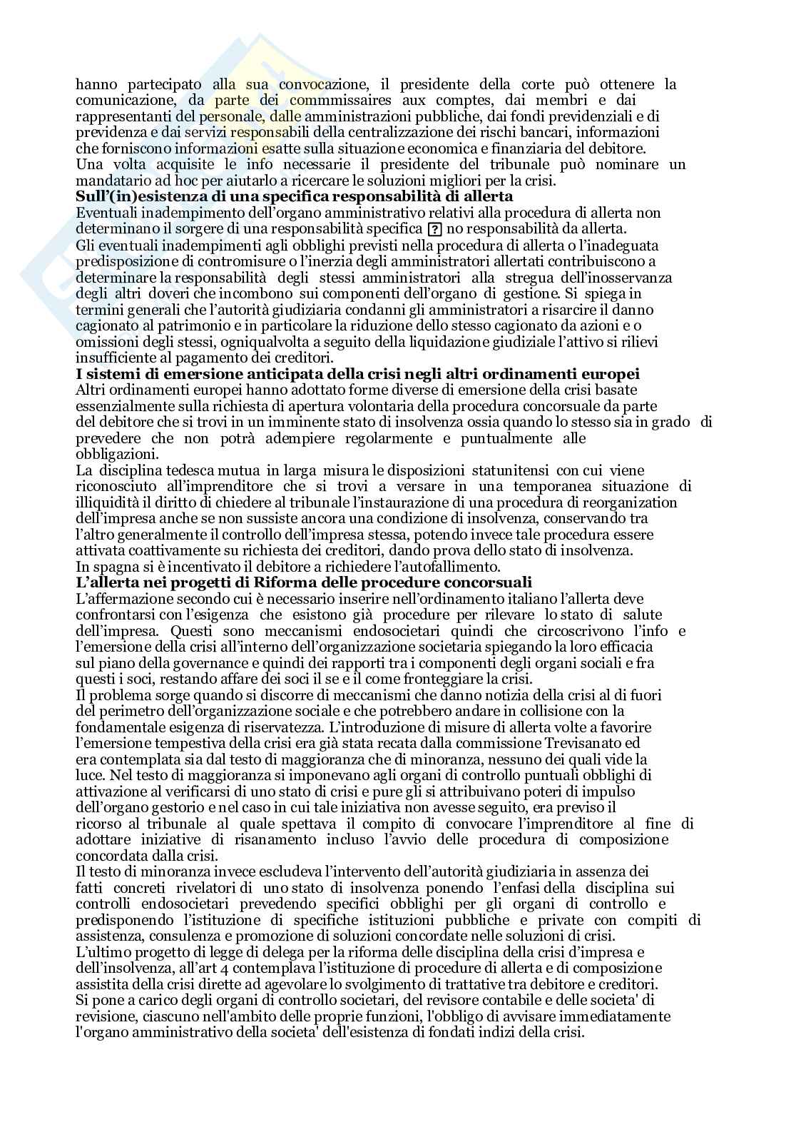 Riassunto esame Diritto commerciale II, Prof. Marino Maria, libro consigliato Poteri e responsabilità, Bertolotti  Pag. 11