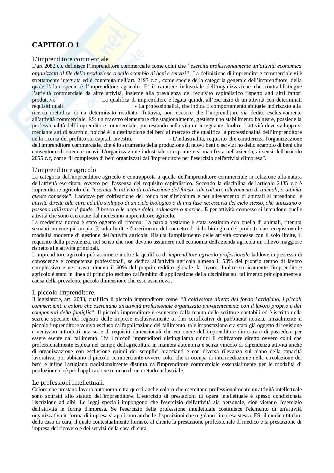 Diritto commerciale Pag. 1