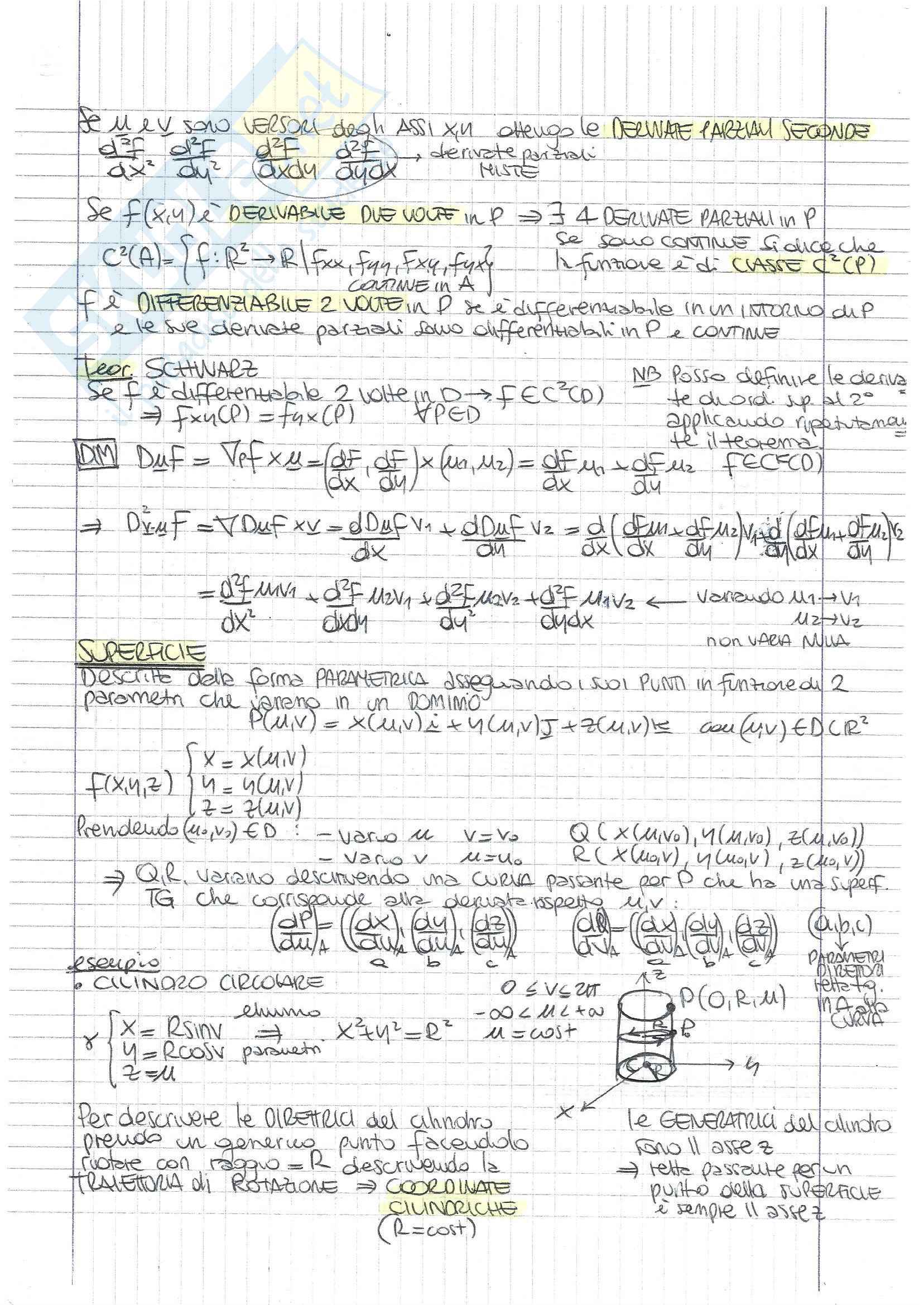 Analisi Matematica 2 e Complementi di Algebra Lineare - Teoria A Pag. 26