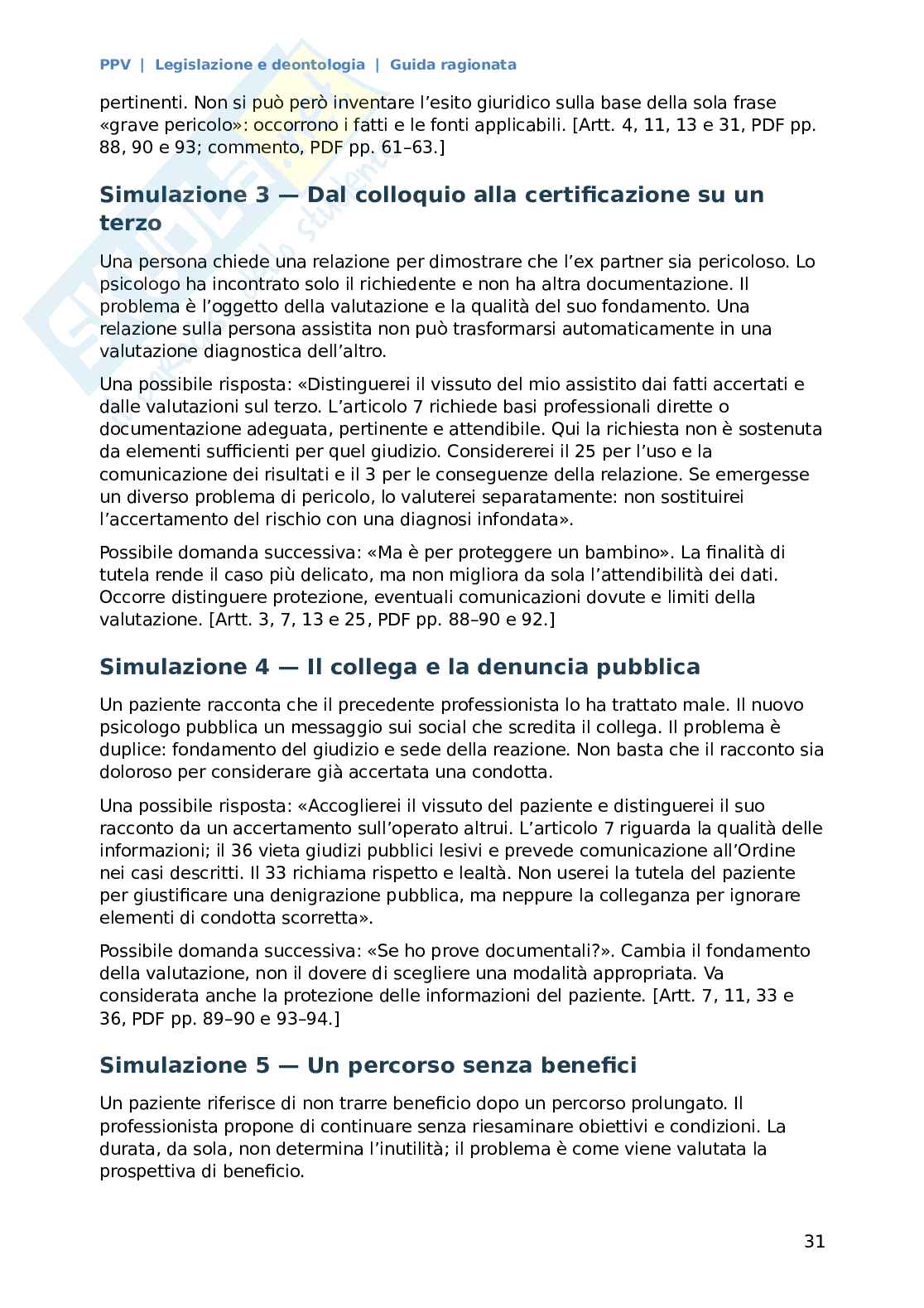 Prova pratico valutativa psicologi - materiale completo  Pag. 31