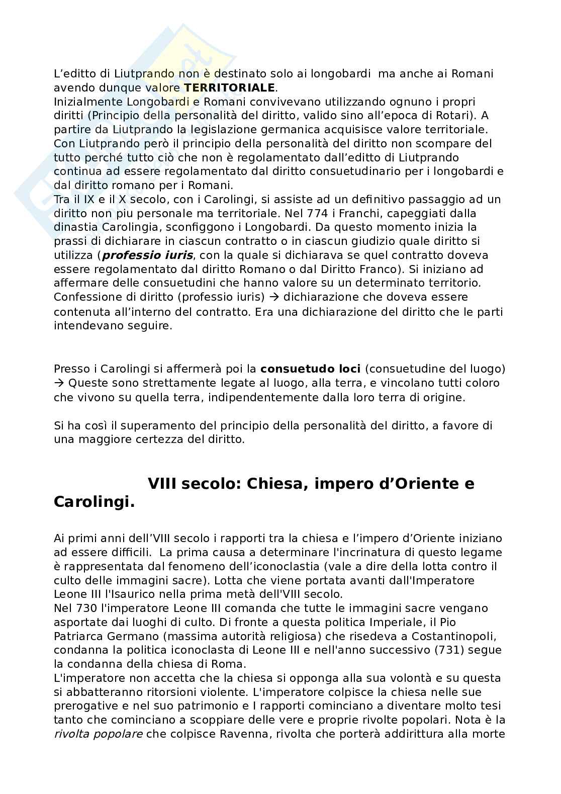 Appunti di storia del diritto medievale e moderno Pag. 26